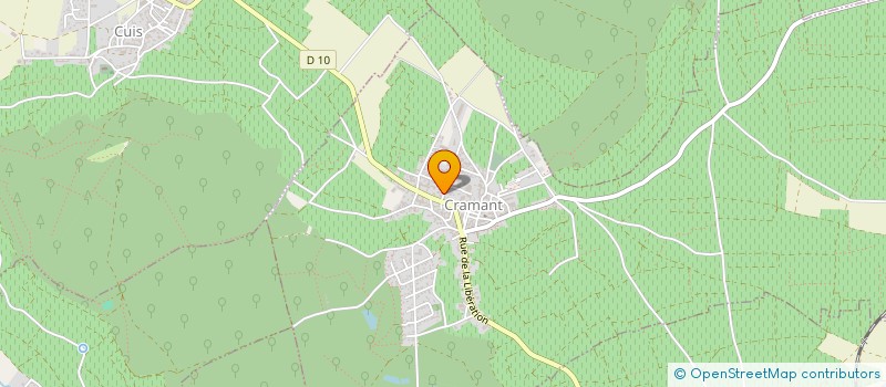 localisation de l'entreprise EARL BOULET LEMAIRE à CRAMANT