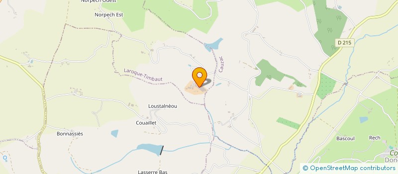 localisation de l'entreprise EARL BOULET SERGE  LAROQUE-TIMBAUT