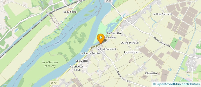 localisation de l'entreprise EARL BOULET TRAVERS à DIVATTE-SUR-LOIRE