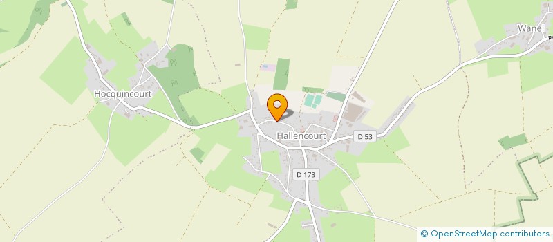 localisation de l'entreprise EARL BOULNOIS-PORQUET  HALLENCOURT