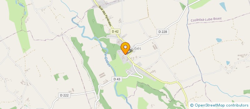 localisation de l'entreprise EARL BOURDALLE  ESCOUBES