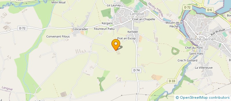 localisation de l'entreprise EARL BOURDOULOUS RIWAL à LANGOAT