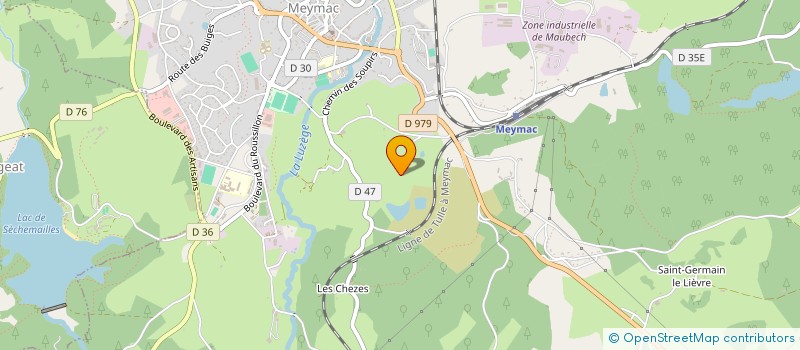 localisation de l'entreprise EARL BOURDOUX  DAVIGNAC