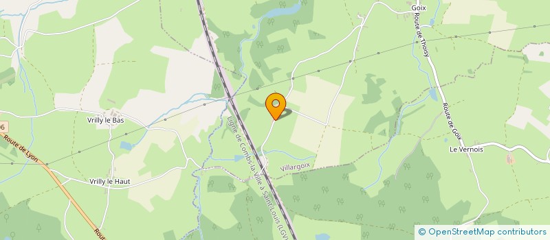 localisation de l'entreprise EARL BOURGE ETIENNE  VILLARGOIX