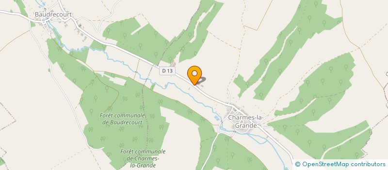 localisation de l'entreprise EARL BOURGEOIS à CHARMES-LA-GRANDE