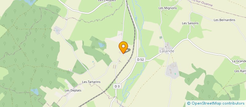 localisation de l'entreprise EARL BOURGEOIS à LALANDE