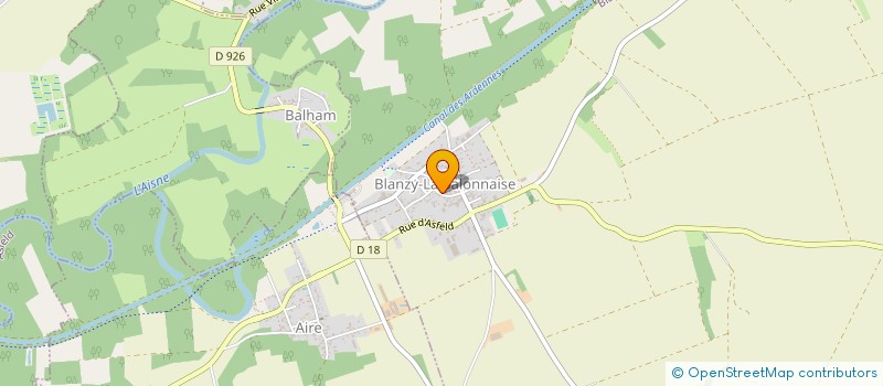 localisation de l'entreprise EARL BOURGEOIS BERNARD à BLANZY-LA-SALONNAISE