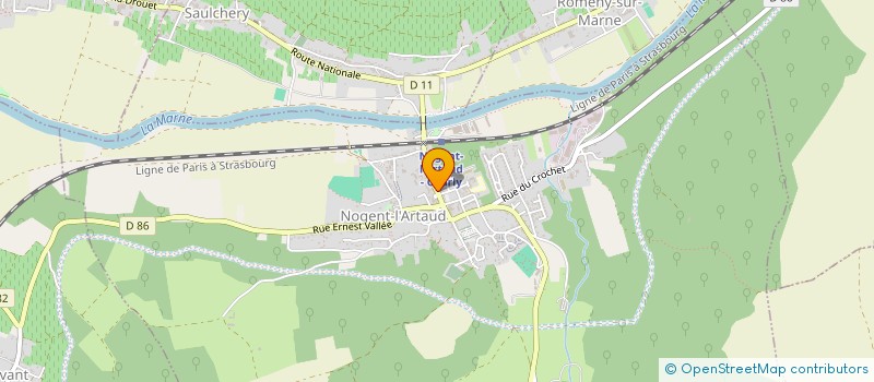 localisation de l'entreprise EARL BOURGEOIS - DIAZ à CROUTTES-SUR-MARNE