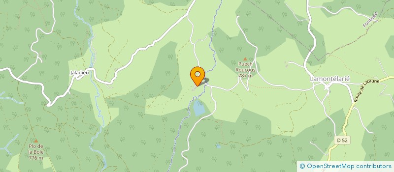 localisation de l'entreprise EARL BOURGUET SUL MOULI  FONTRIEU