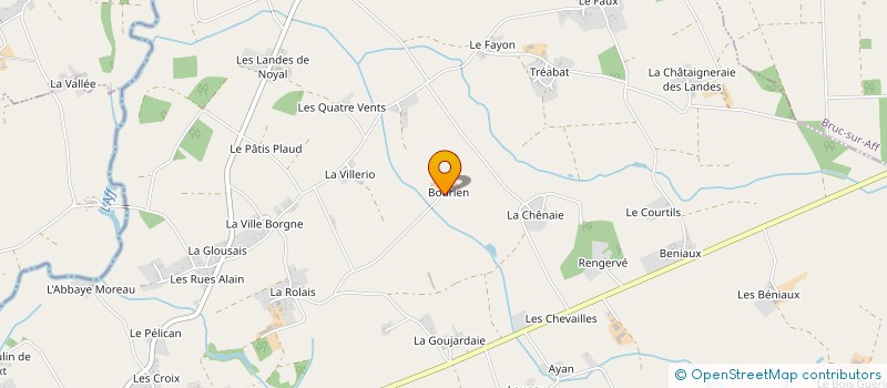 localisation de l'entreprise EARL BOURIEN à SIXT-SUR-AFF