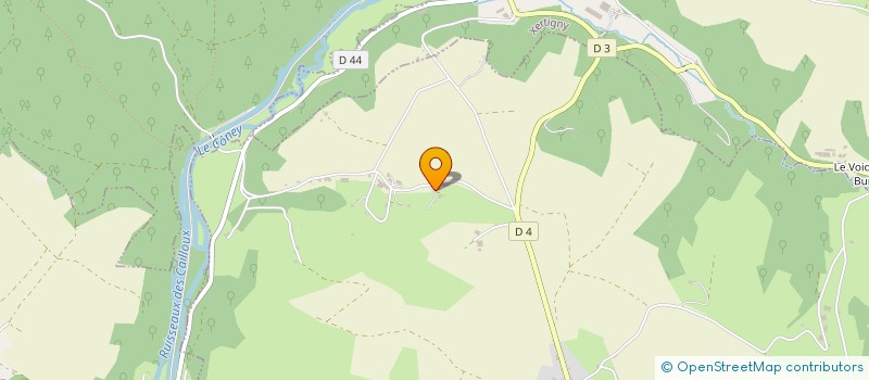 localisation de l'entreprise EARL BOURQUIN  LA CHAPELLE-AUX-BOIS