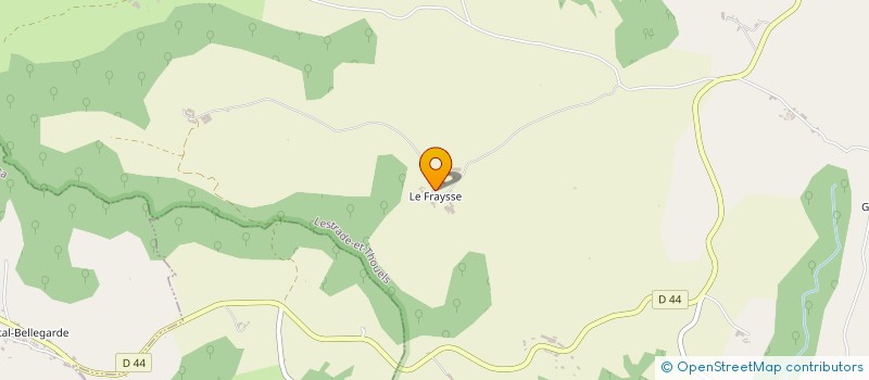 localisation de l'entreprise EARL BOUTEILLE JOEL  LESTRADE-ET-THOUELS