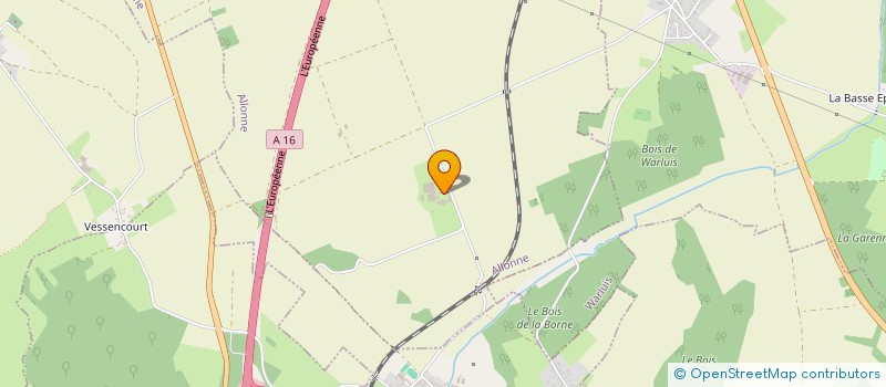 localisation de l'entreprise EARL BOUTILLIER  ALLONNE