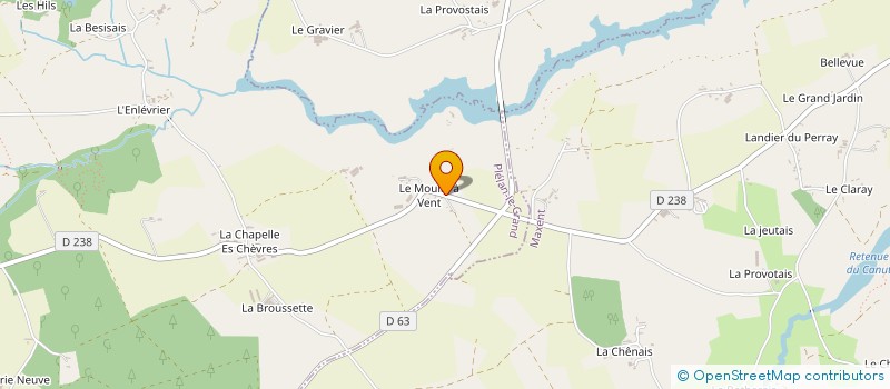 localisation de l'entreprise EARL BOUVET à PLELAN-LE-GRAND