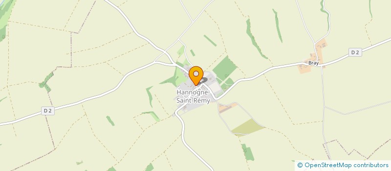 localisation de l'entreprise EARL BOUVY VASSEUR à HANNOGNE-SAINT-REMY