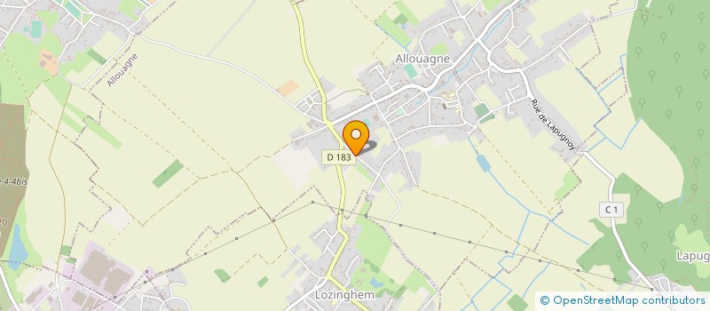 localisation de l'entreprise EARL BOUXIN  ALLOUAGNE