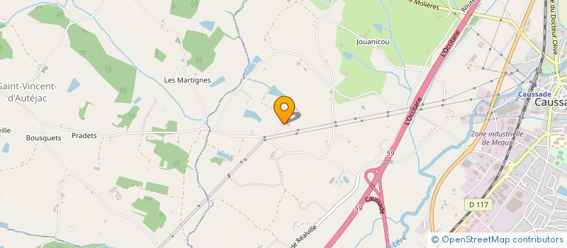 localisation de l'entreprise EARL BOUYSSI  CAUSSADE