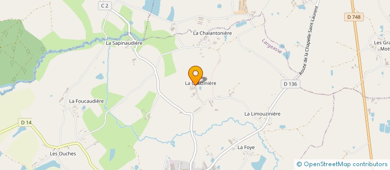 localisation de l'entreprise EARL BOVOREALE à LARGEASSE