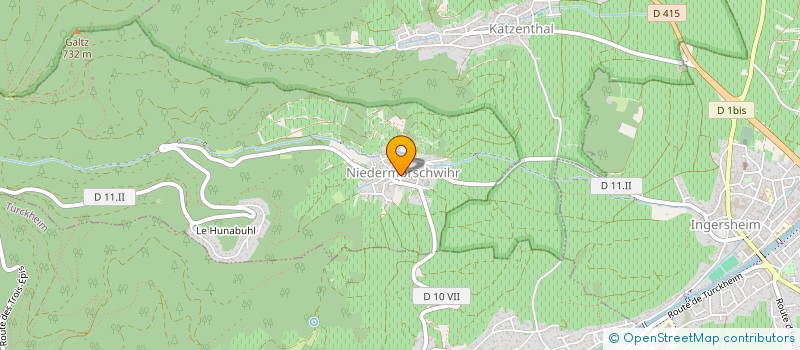 localisation de l'entreprise EARL BOXLER JUSTIN  NIEDERMORSCHWIHR