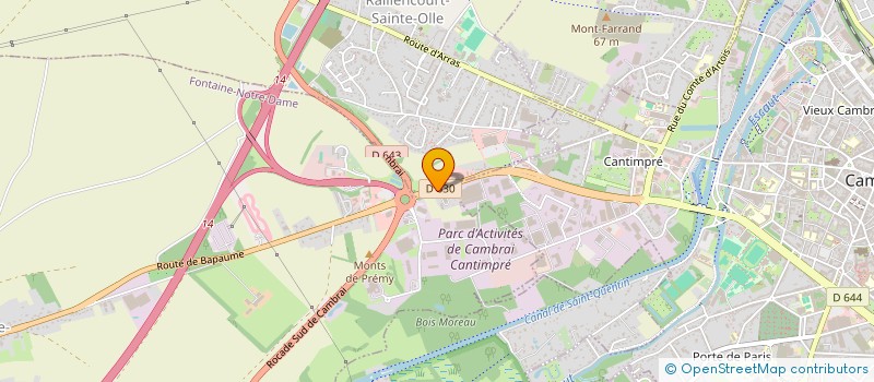 localisation de l'entreprise EARL BR2T à FONTAINE-NOTRE-DAME