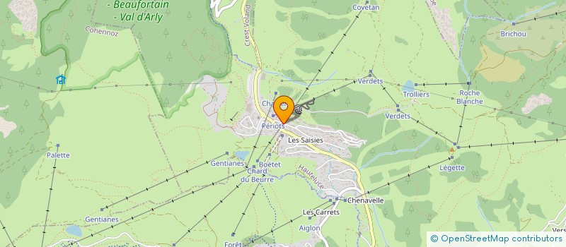 localisation de l'entreprise EARL BRAISAZ à HAUTELUCE