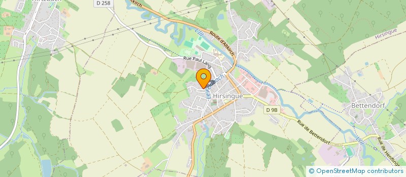 localisation de l'entreprise EARL BRAND FLOTA  HIRSINGUE