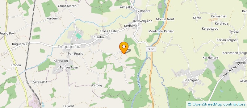localisation de l'entreprise EARL BRAS BODIN à TREGONNEAU