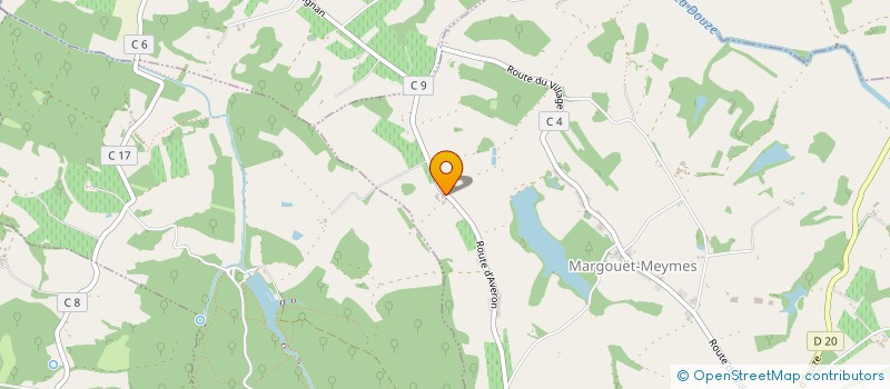 localisation de l'entreprise EARL BRASSE  MARGOUET-MEYMES