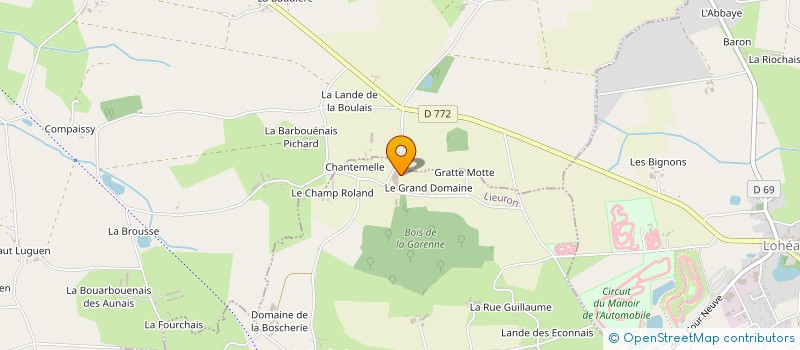 localisation de l'entreprise EARL BREIZH LAIT à LIEURON