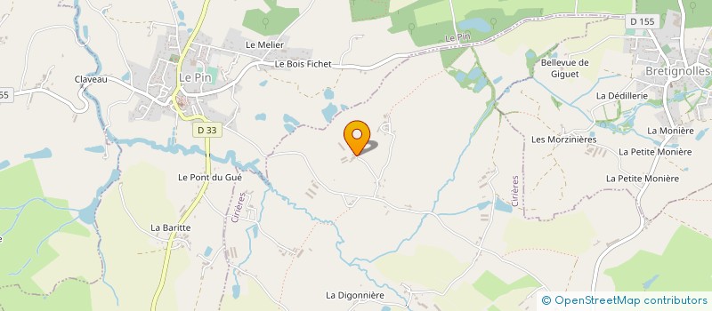 localisation de l'entreprise EARL BREMAUD à CIRIERES
