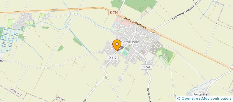 localisation de l'entreprise EARL BREMAUD  BOUTENAC-TOUVENT