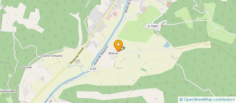 localisation de l'entreprise EARL BRENAC  MONTIGNAC-LASCAUX