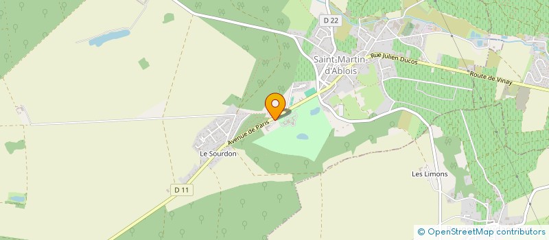 localisation de l'entreprise EARL BREUL PATRICK  SAINT-MARTIN-D'ABLOIS