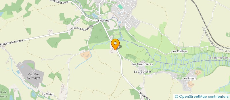 localisation de l'entreprise EARL BRIAUD à SAINT-VINCENT-SUR-GRAON