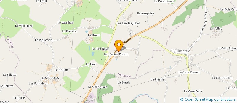localisation de l'entreprise EARL BRIEND à HENANSAL