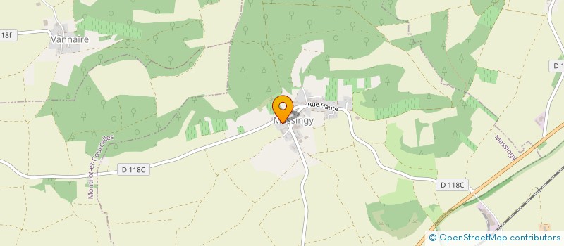 localisation de l'entreprise EARL BRIGAND  MASSINGY