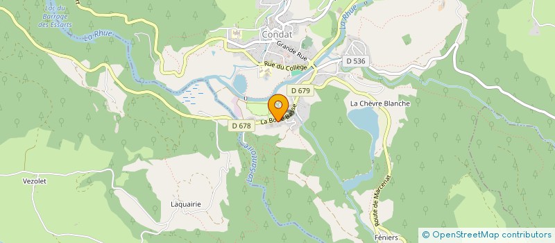 localisation de l'entreprise EARL BRIHAT à SAINT-SATURNIN