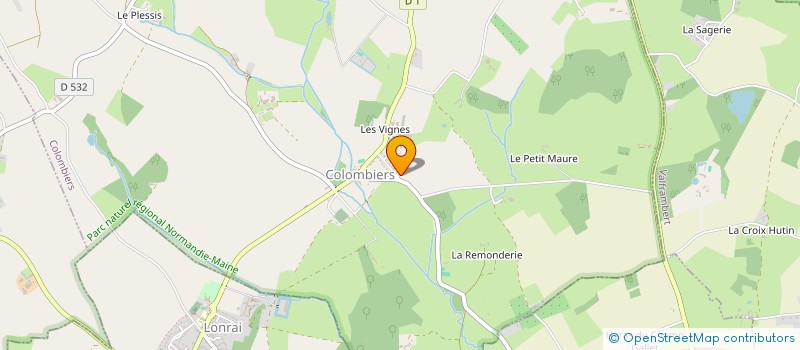 localisation de l'entreprise EARL BRISARD à ECOUVES