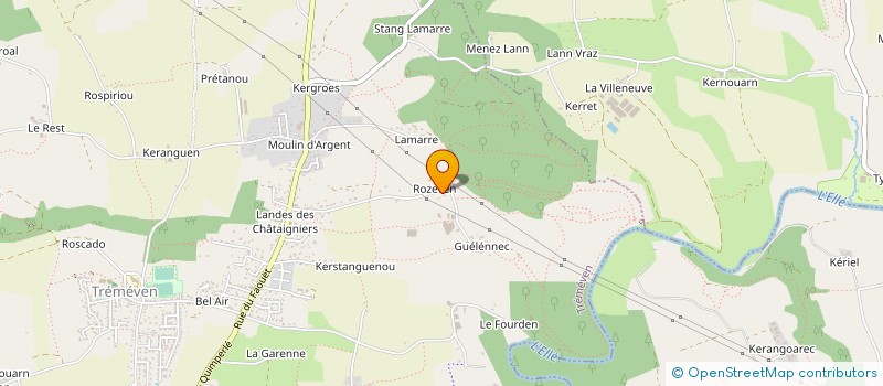 localisation de l'entreprise EARL BRISHOUAL à TREMEVEN