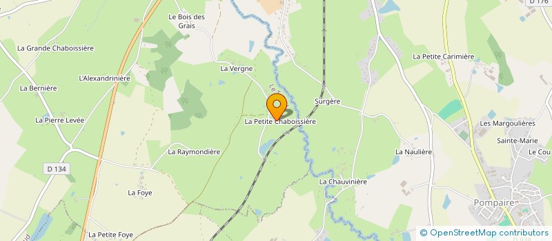 localisation de l'entreprise EARL BROSSARD à LAGEON