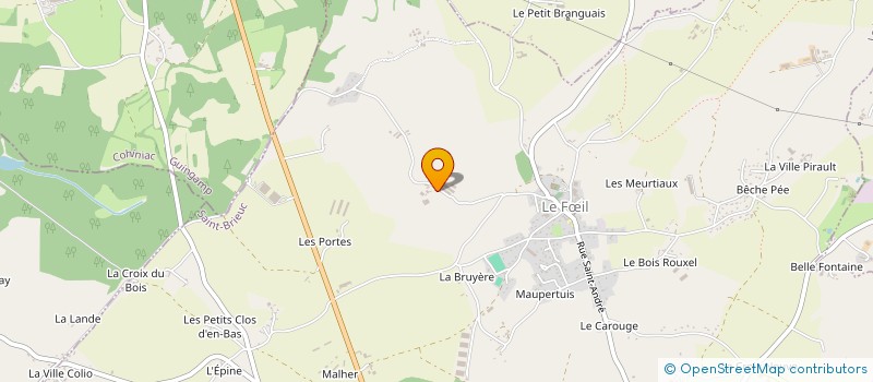 localisation de l'entreprise EARL BRUAND NICOLAS à LE FŒIL