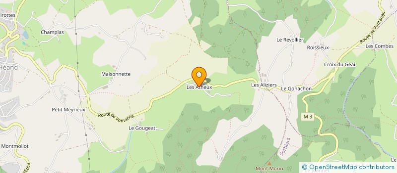 localisation de l'entreprise EARL BRUEL à SAINT-HEAND