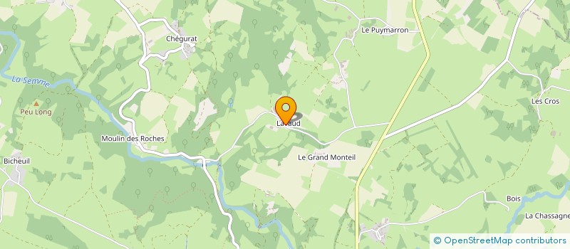 localisation de l'entreprise EARL BRUN à CHATEAUPONSAC
