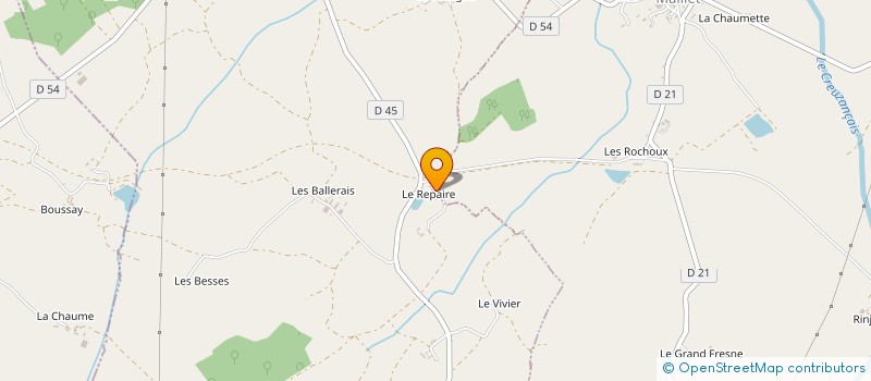 localisation de l'entreprise EARL BRUNAUD à MALICORNAY