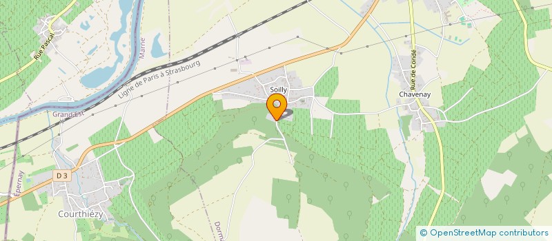 localisation de l'entreprise EARL BRUNEAUX-THOMAS  DORMANS