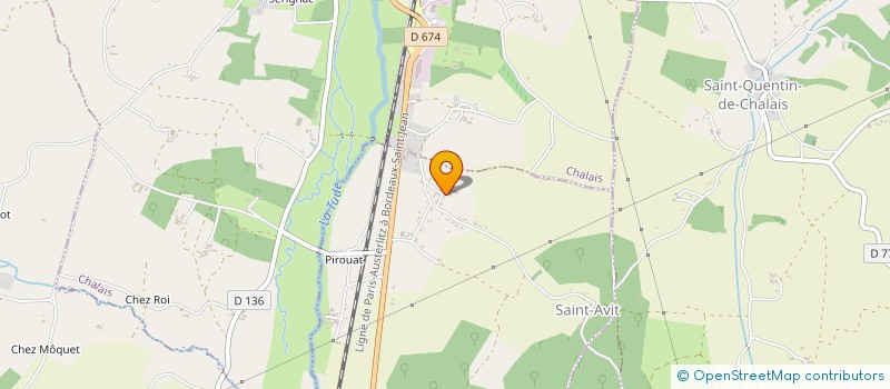 localisation de l'entreprise EARL BRUNET à SAINT-AVIT