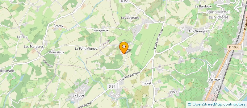 localisation de l'entreprise EARL BRUYERE  LA CHAPELLE-VILLARS