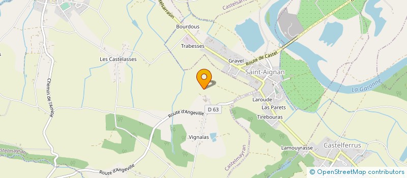 localisation de l'entreprise EARL BRUZON à CASTELMAYRAN