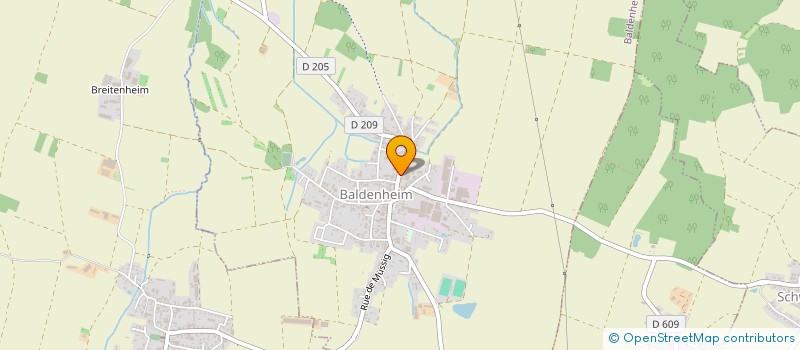 localisation de l'entreprise EARL BUCHER REMY  BALDENHEIM