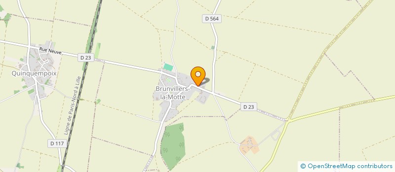 localisation de l'entreprise EARL BUDIN DE LA MOTTE  BRUNVILLERS-LA-MOTTE